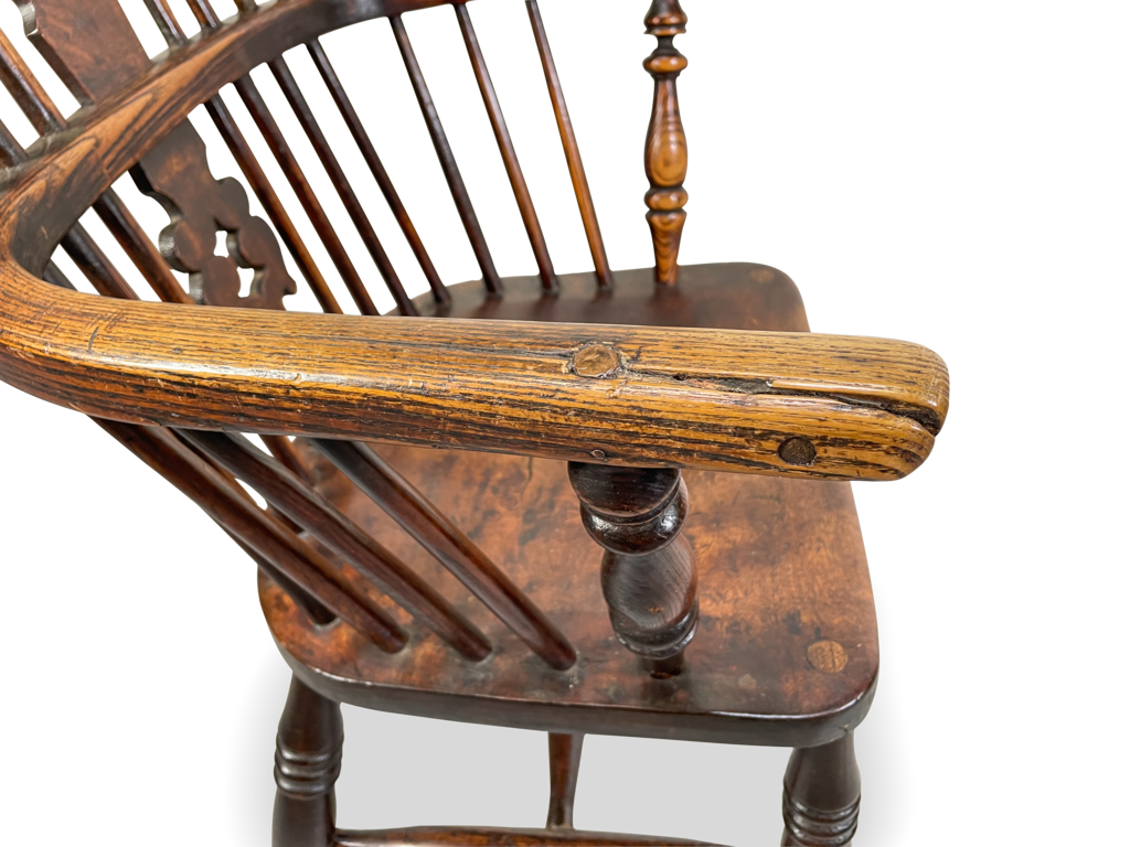 Ash and Elm Windsor Arm Chair