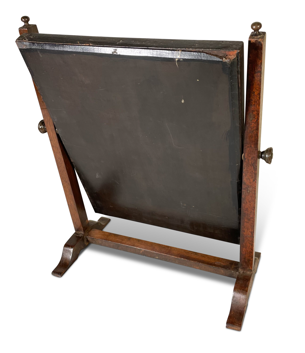 Burr Maple Wood Veneered Toilet Mirror