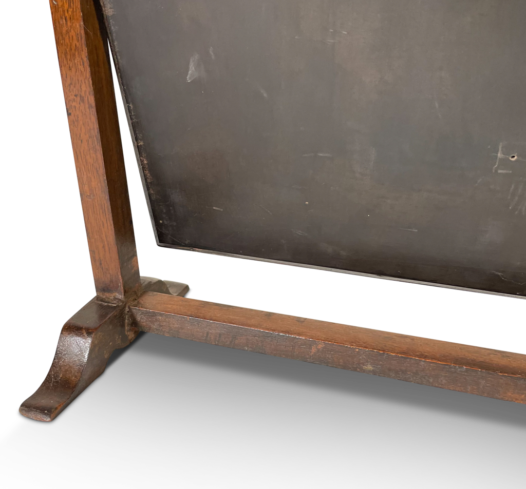 Burr Maple Wood Veneered Toilet Mirror