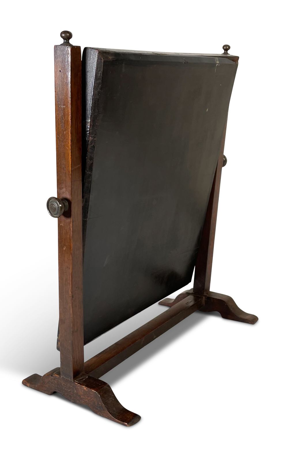 Burr Maple Wood Veneered Toilet Mirror