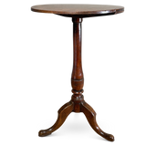 Circular Oak Tripod Pedestal Table