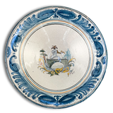 Large Hand Decorated Spanish Pottery Bowl
