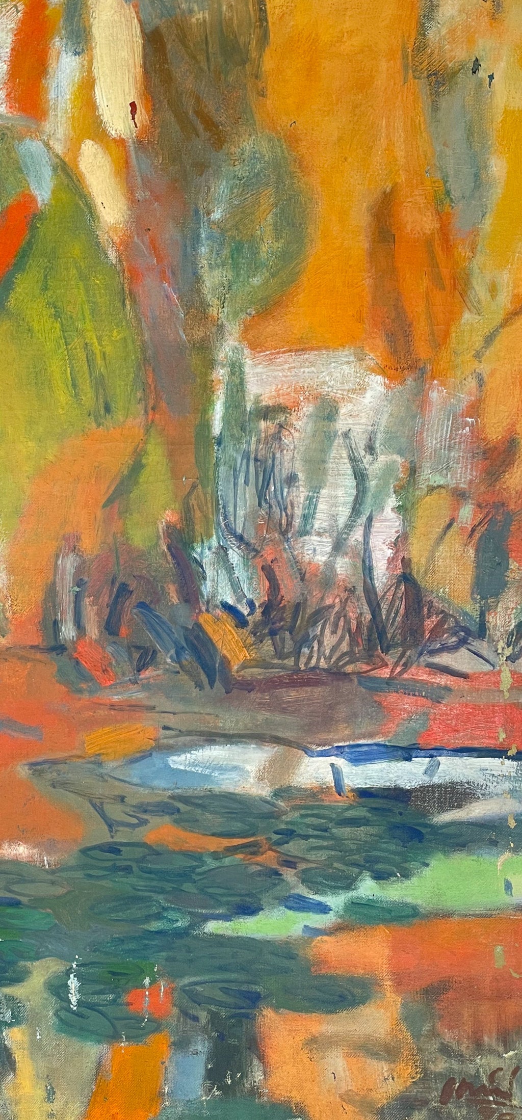Oil on Canvas Abstract Landscape