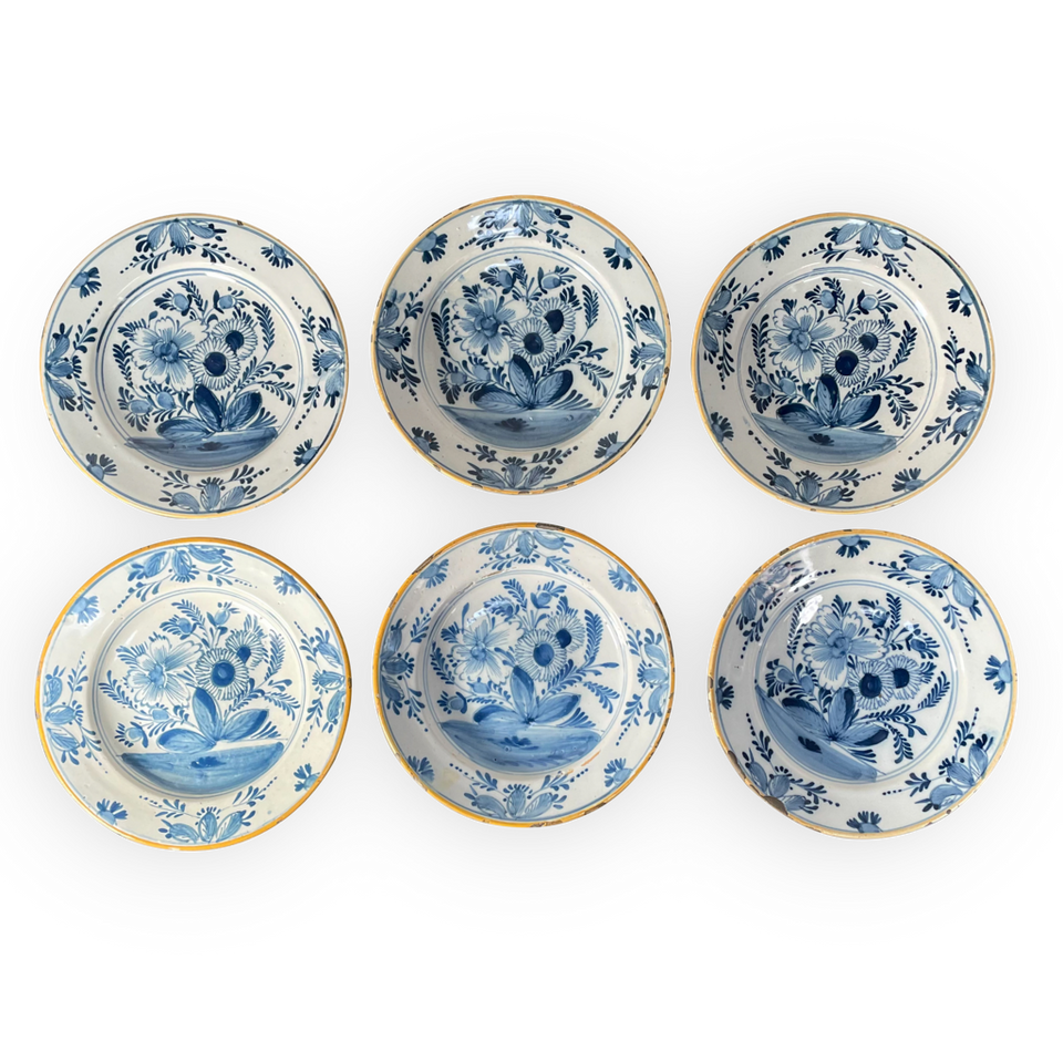 Hand Decorated Blue and White Delft Dish