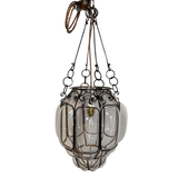 Murano Glass Cage Pendant Light Fitting