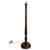 Fluted Oak Floor Lamp